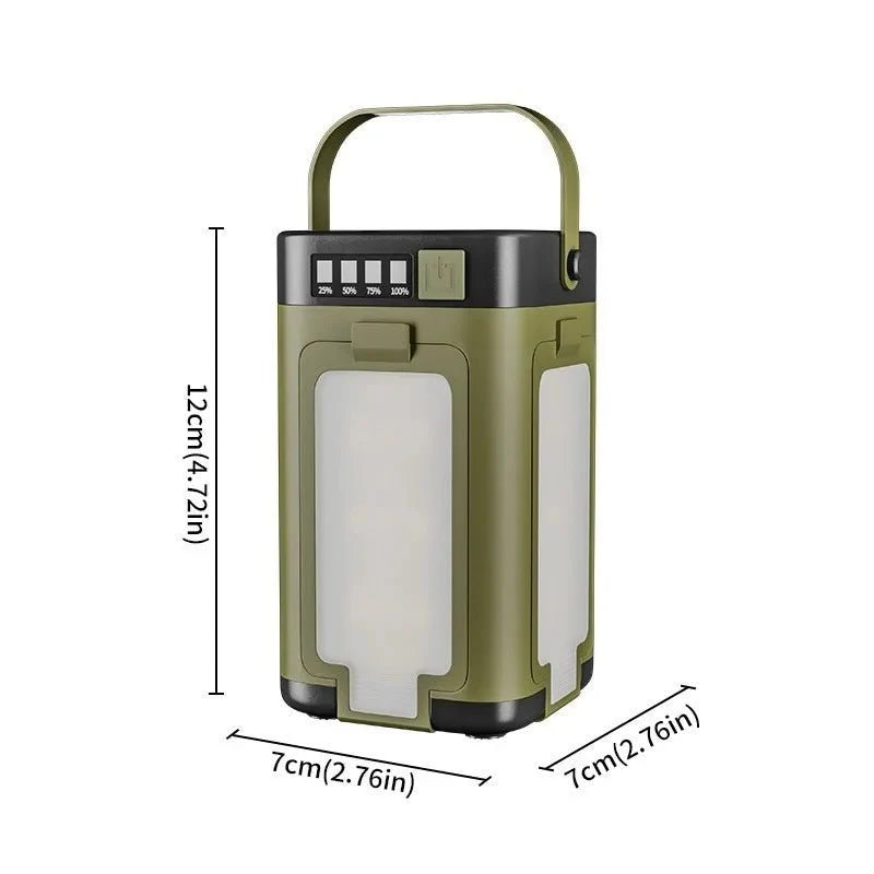 Camping Lantern | Solar-Powered 6-Mode Foldable LED
