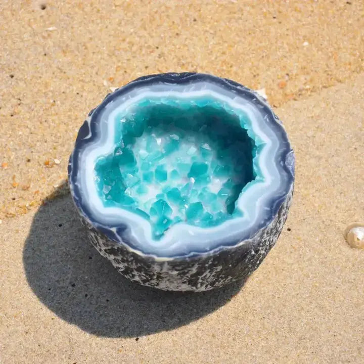 Candle | Geode Design & Natural Wax