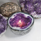 Candle | Geode Design & Natural Wax