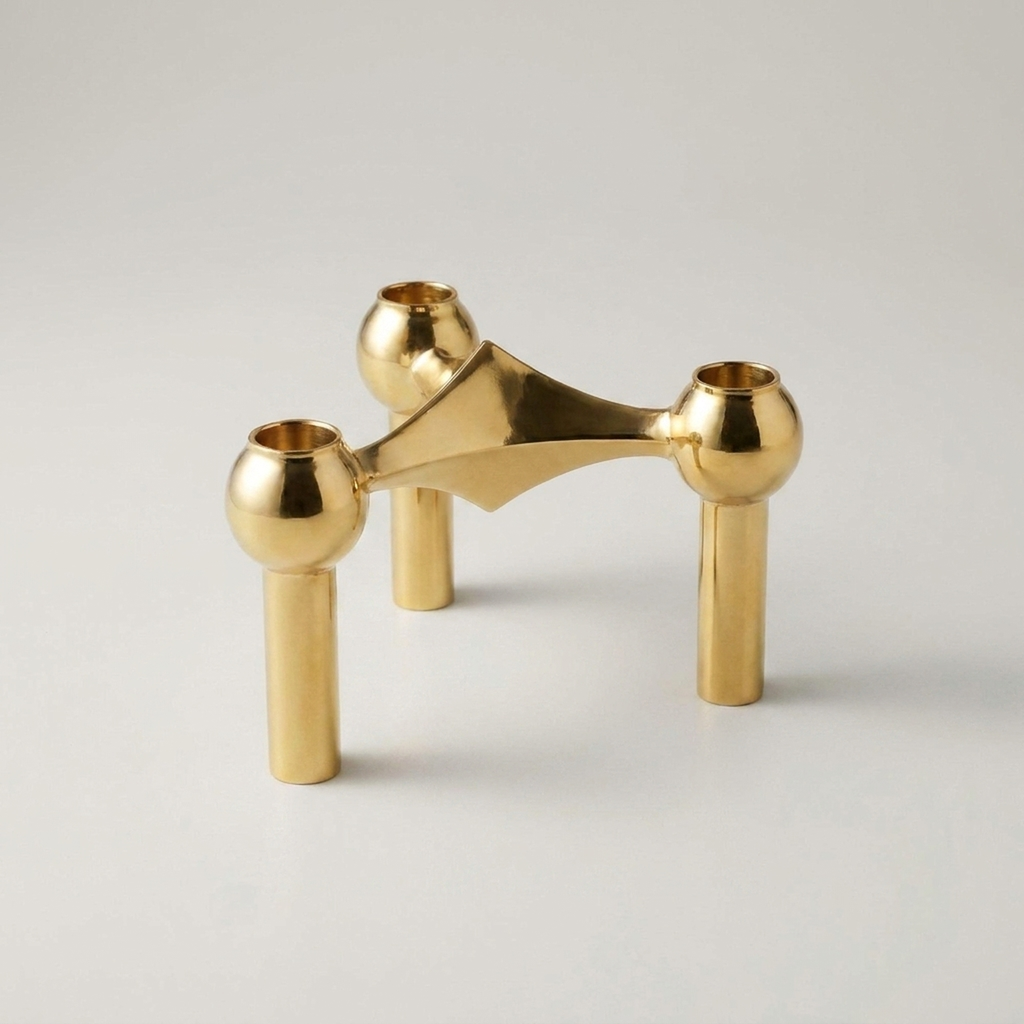 Candle Holder | Molecular-Inspired Sculptural Design