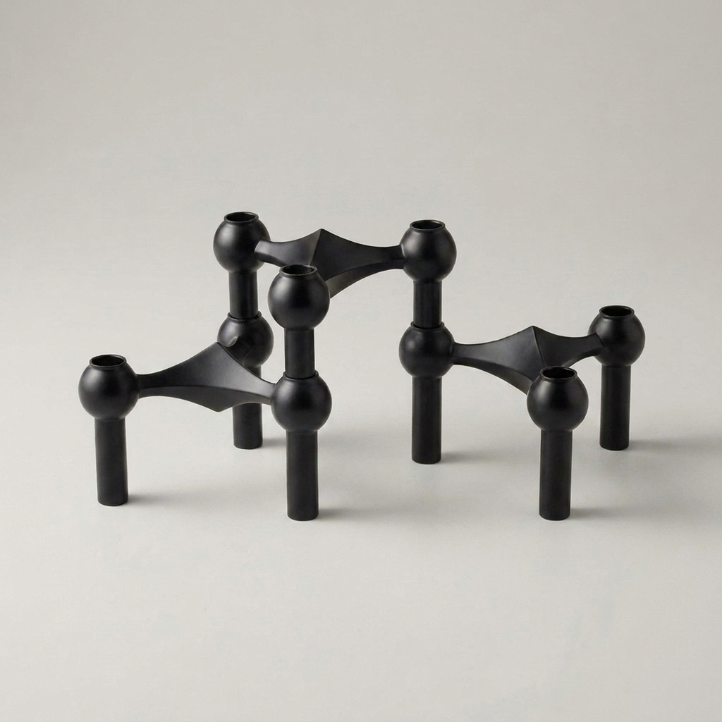 Candle Holder | Molecular-Inspired Sculptural Design