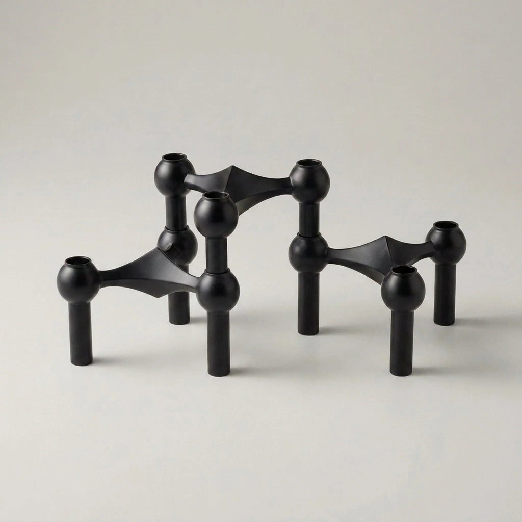 Candle Holder | Molecular-Inspired Sculptural Design