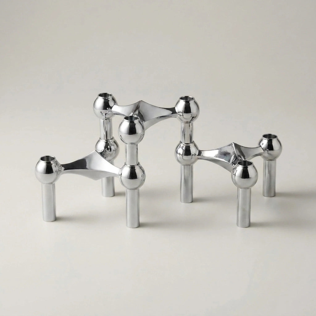 Candle Holder | Molecular-Inspired Sculptural Design