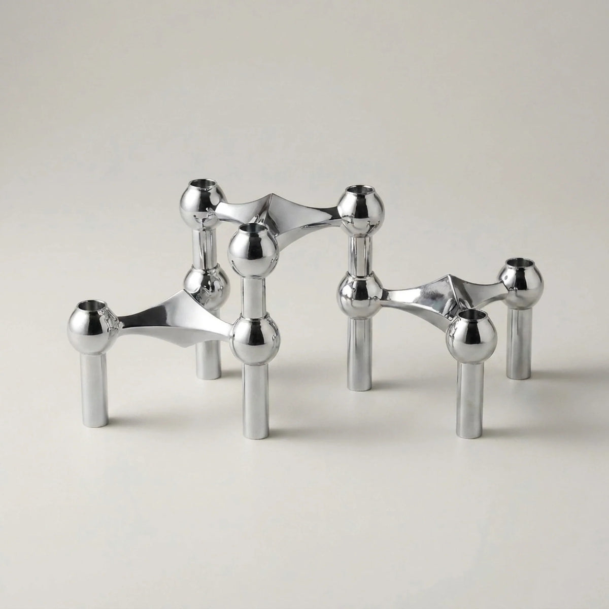 Candle Holder | Molecular-Inspired Sculptural Design