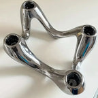 Candle Holder | Premium Ceramic Ripple Design