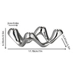 Candle Holder | Premium Ceramic Ripple Design