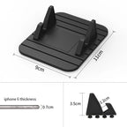 Car Phone Holder | Non-Slip Silicone Suction Dashboard Mount