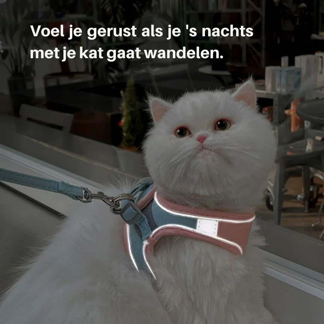 Cat Harness | Escape-Proof & Breathable Soft | Adjustable Straps