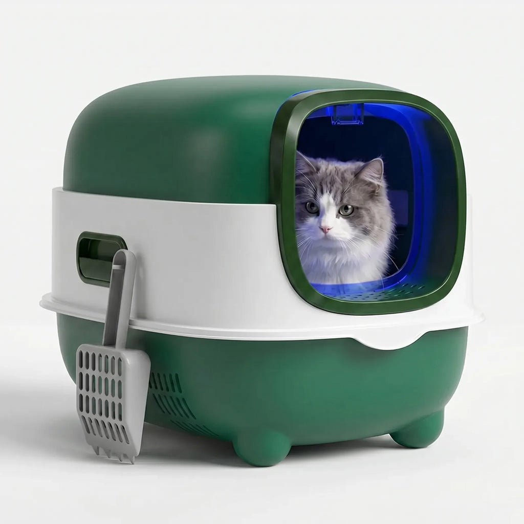 Cat Litter Box | Fully Enclosed & UV Disinfection | XL
