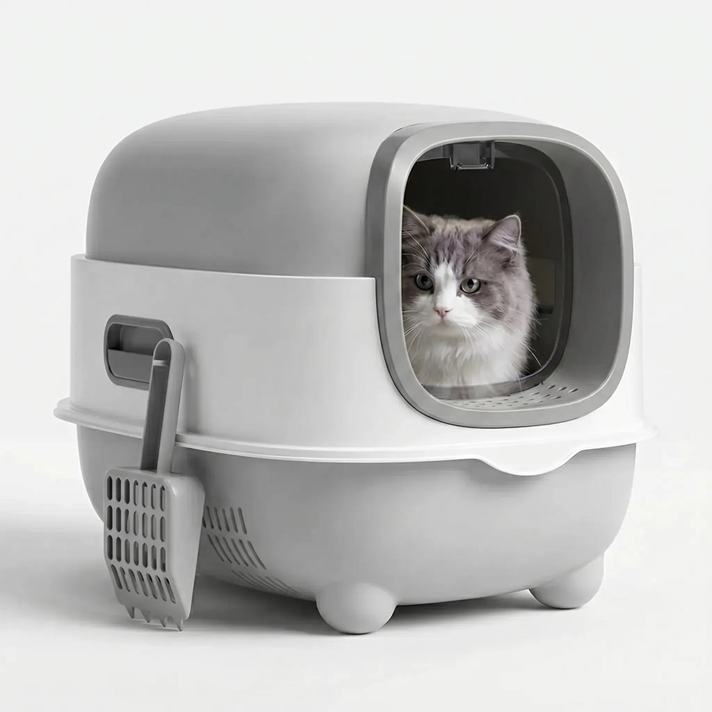 Cat Litter Box | Fully Enclosed & UV Disinfection | XL