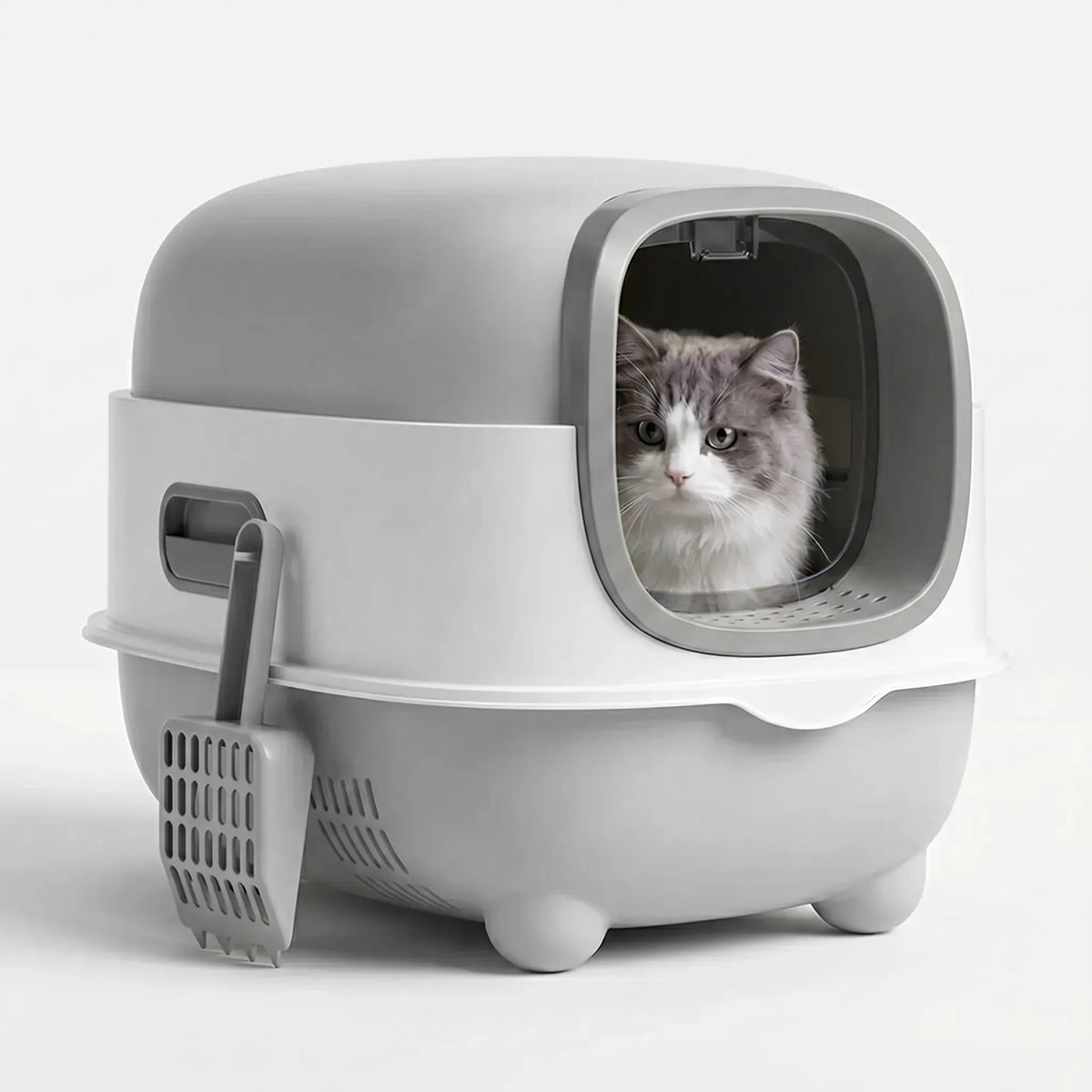 Cat Litter Box | Fully Enclosed & UV Disinfection | XL