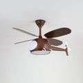 Ceiling Fan With Light | Integrated LED & Remote | Walnut Finish