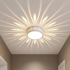 Ceiling Lamp | LED Crystal-Acrylic Diffuser & Dual-Color