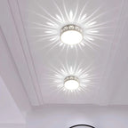 Ceiling Lamp | LED Crystal-Acrylic Diffuser & Dual-Color