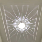 Ceiling Lamp | LED Crystal-Acrylic Diffuser & Dual-Color