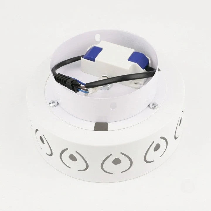 Ceiling Lamp | LED Crystal-Acrylic Diffuser & Dual-Color