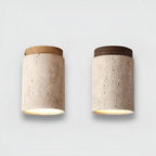 Ceiling Lamp | Travertine Wabi-Sabi Design | LED Lighting