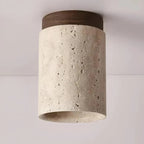 Ceiling Lamp | Travertine Wabi-Sabi Design | LED Lighting