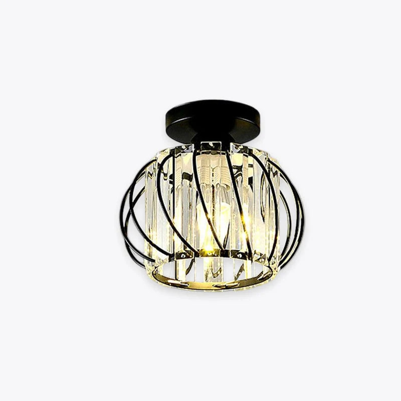 Ceiling Light | Crystal & Metal | E27 Base