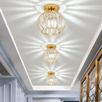 Ceiling Light | Crystal & Metal | E27 Base
