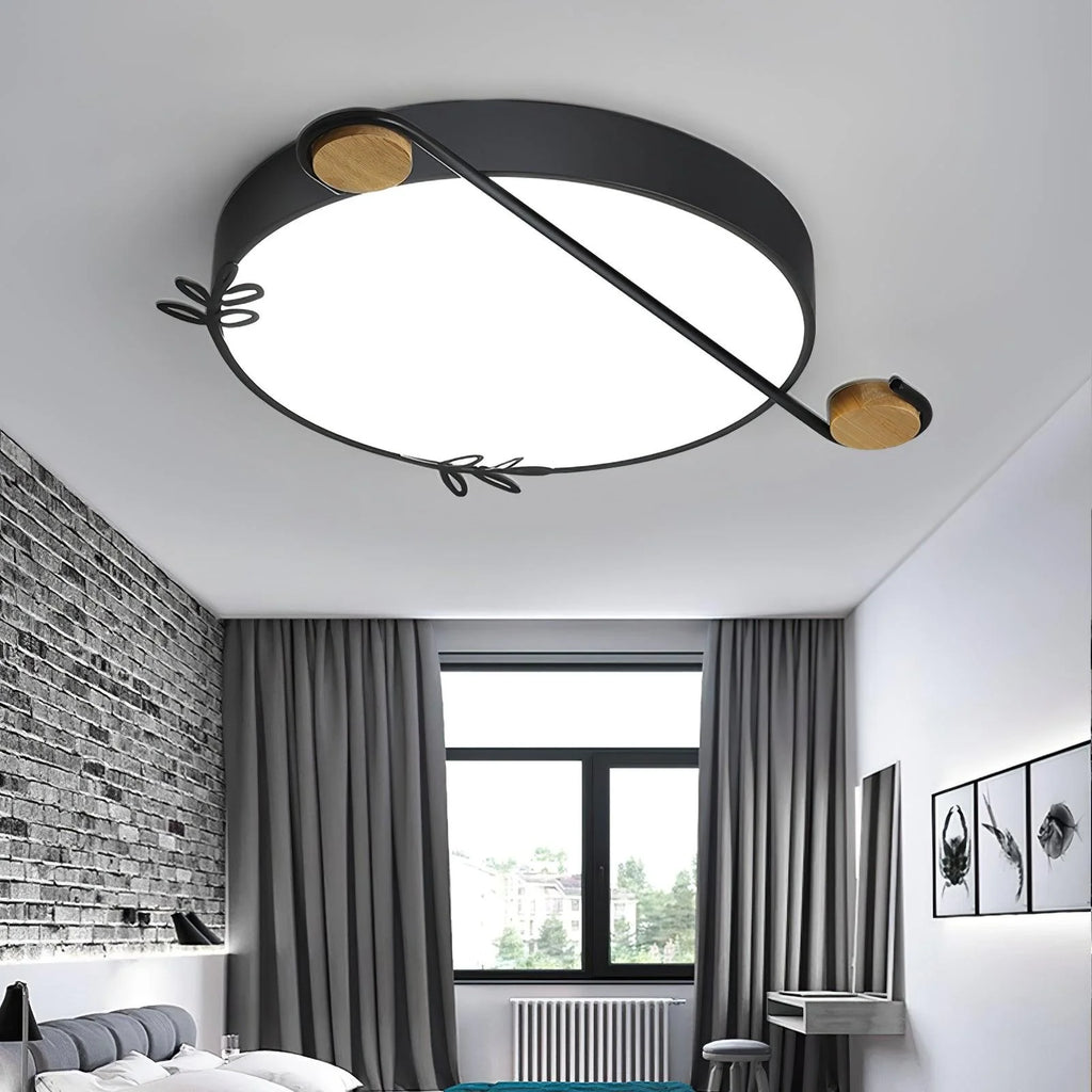 Ceiling Light | Musical Note & 3-Color Integrated LED | Ø 40/50 cm