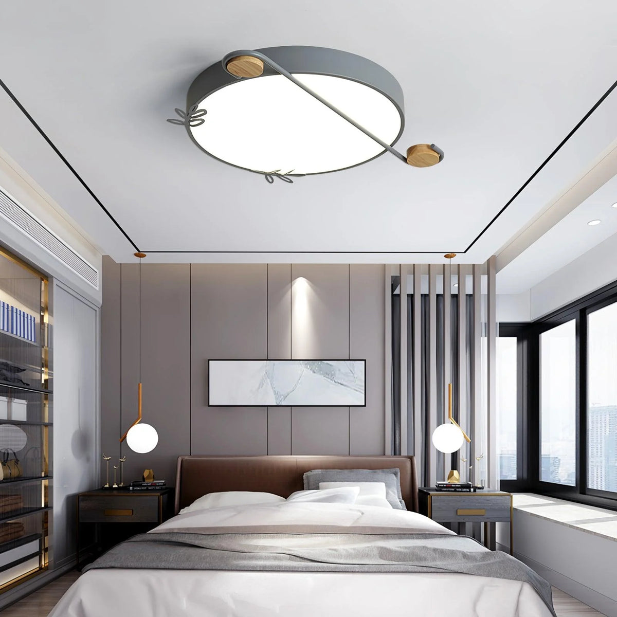 Ceiling Light | Musical Note & 3-Color Integrated LED | Ø 40/50 cm