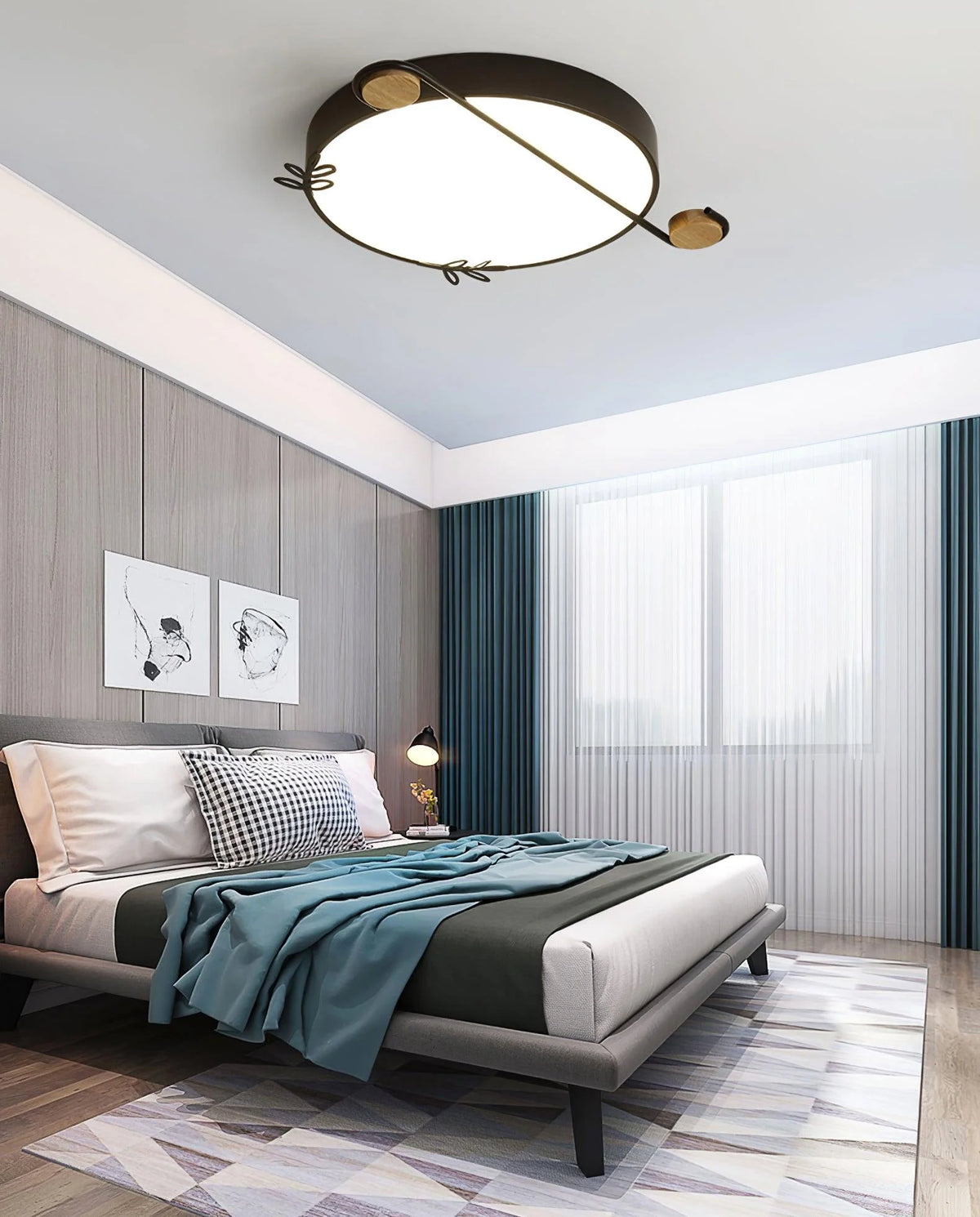 Ceiling Light | Musical Note & 3-Color Integrated LED | Ø 40/50 cm