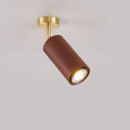 Ceiling Light | Rubberwood & Iron Spotlight | Integrated LED