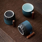Ceramic Mug | Hand-Painted Gradient Glaze | 100ml