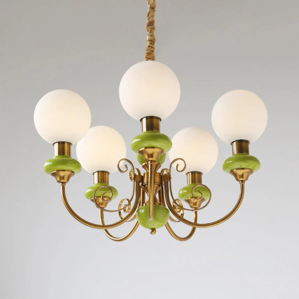 Chandelier | Modern Artistic Glass & Metal Design