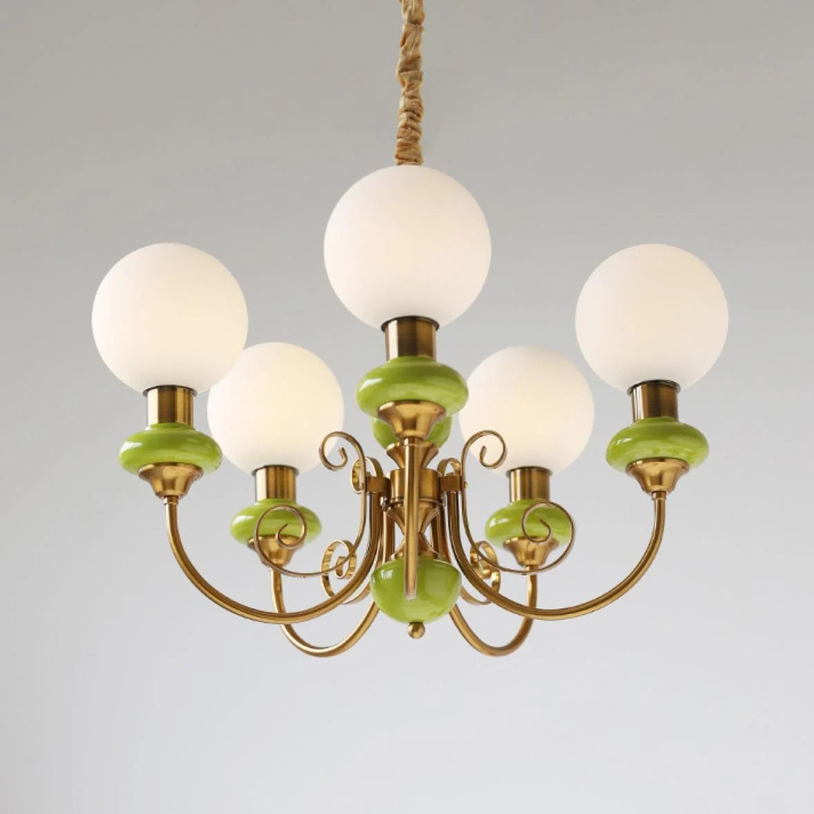 Chandelier | Modern Artistic Glass & Metal Design