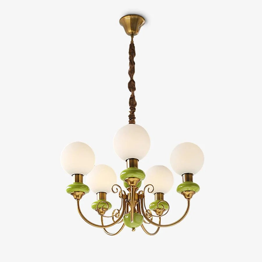 Chandelier | Modern Artistic Glass & Metal Design