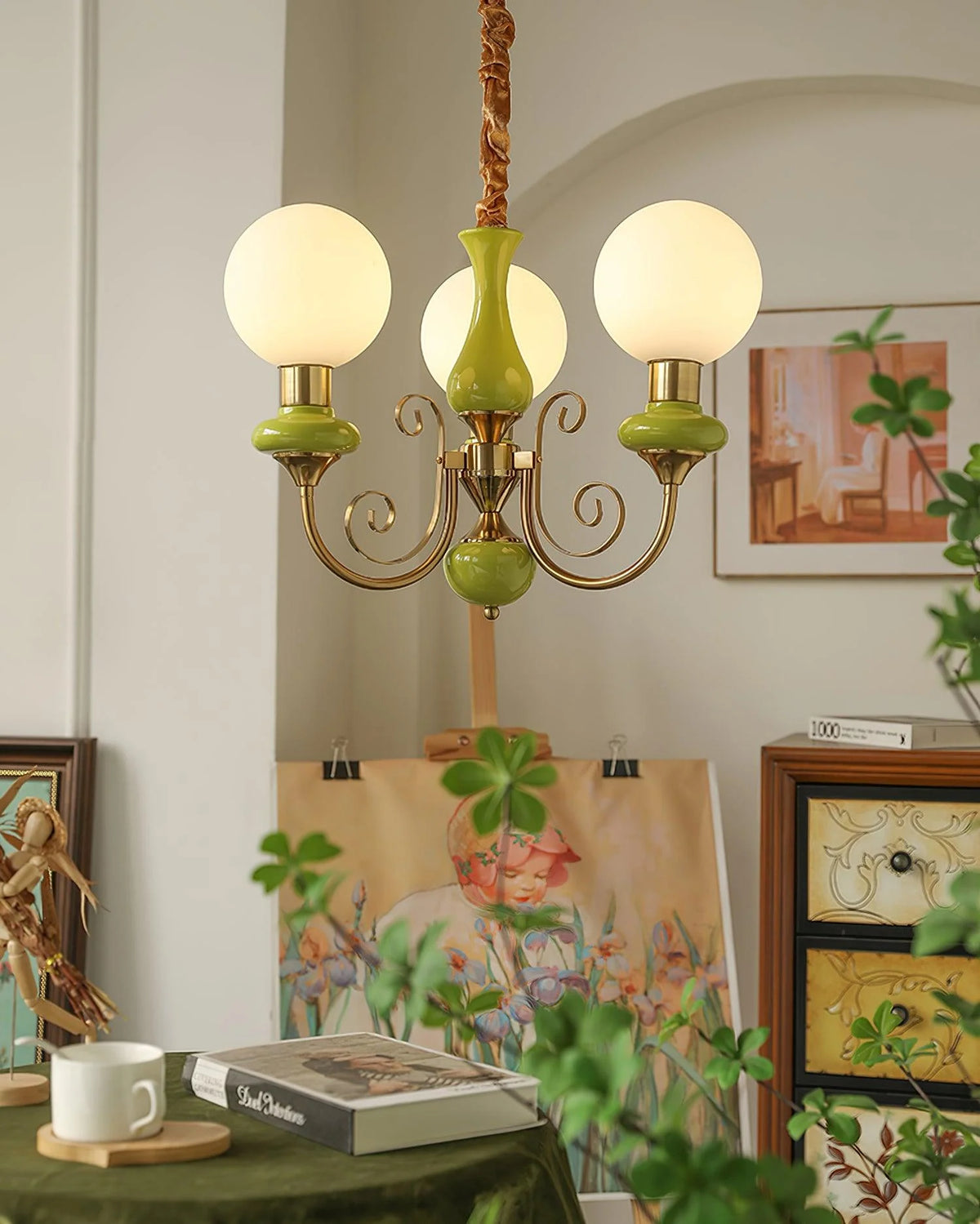 Chandelier | Modern Artistic Glass & Metal Design