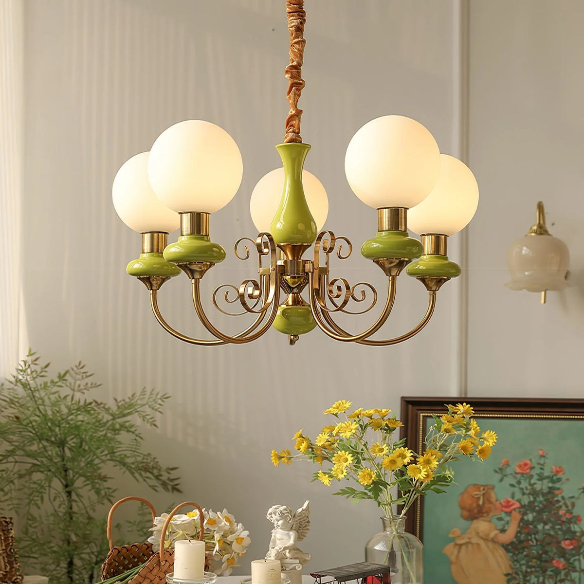 Chandelier | Modern Artistic Glass & Metal Design