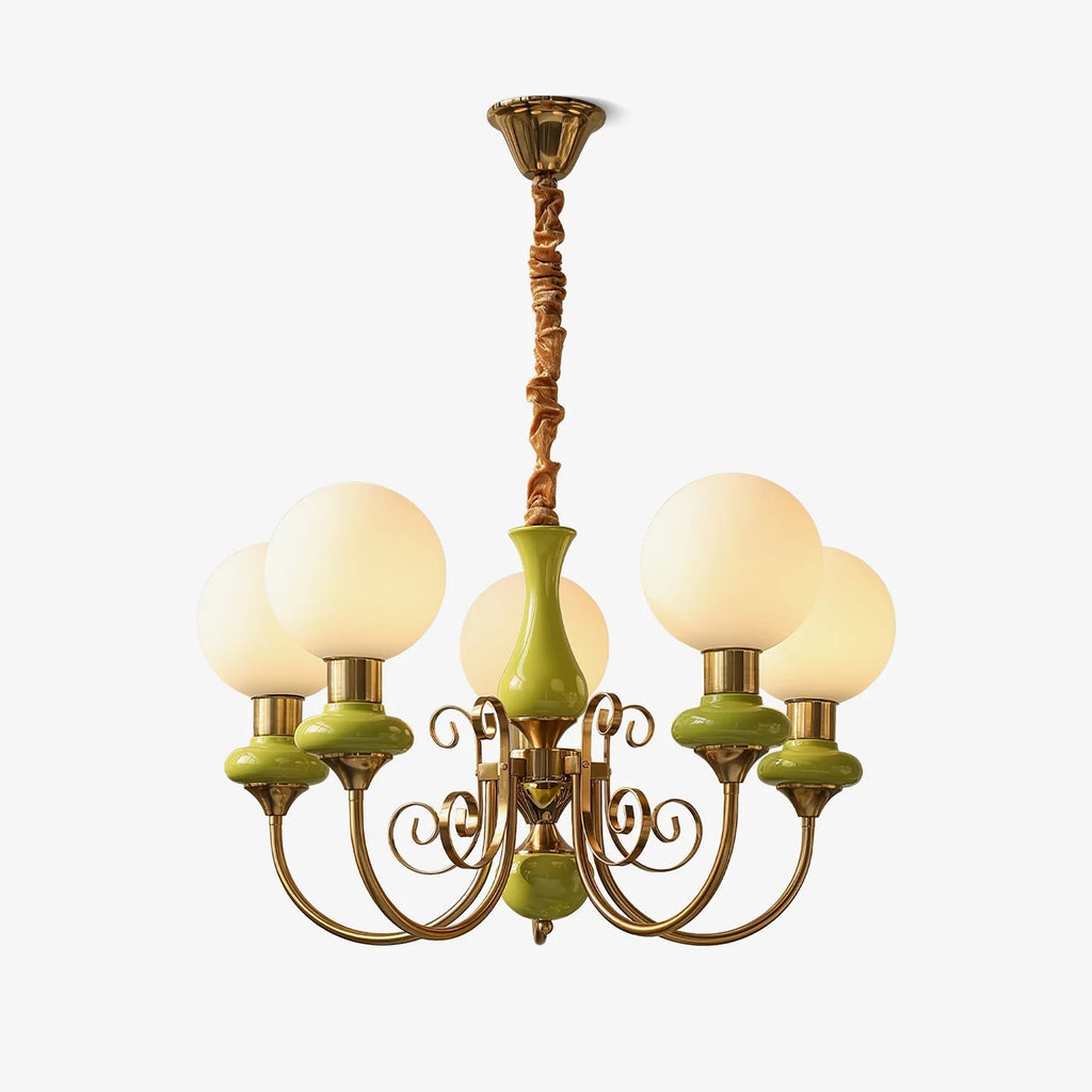 Chandelier | Modern Artistic Glass & Metal Design