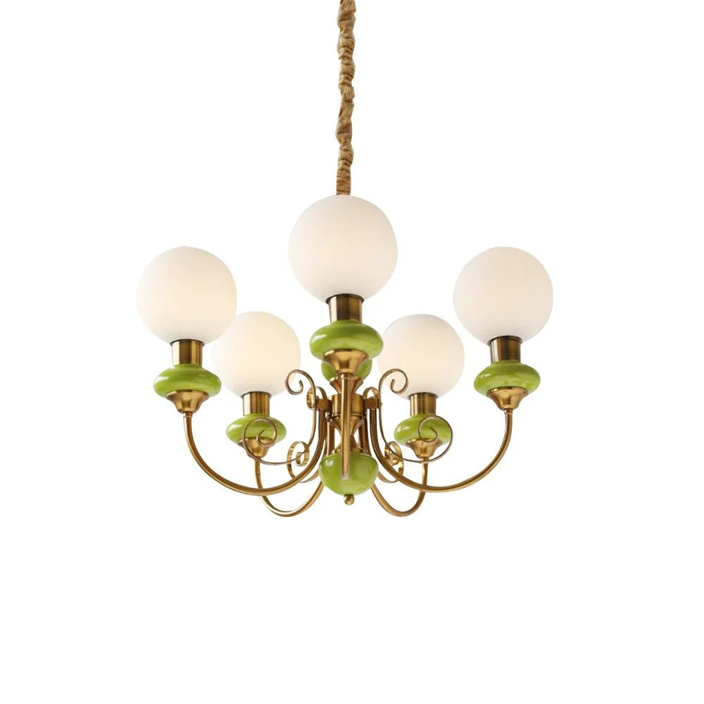 Chandelier | Modern Artistic Glass & Metal Design