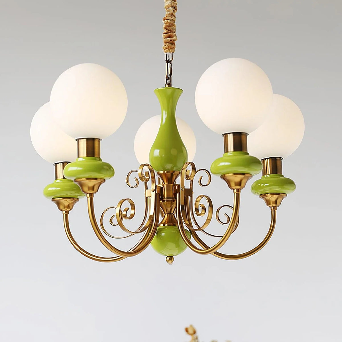 Chandelier | Modern Artistic Glass & Metal Design