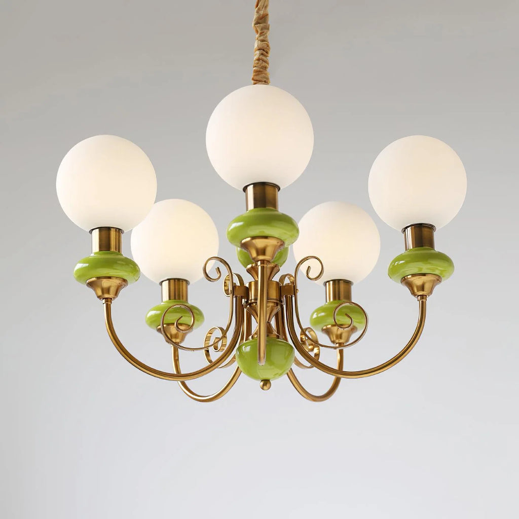 Chandelier | Modern Artistic Glass & Metal Design