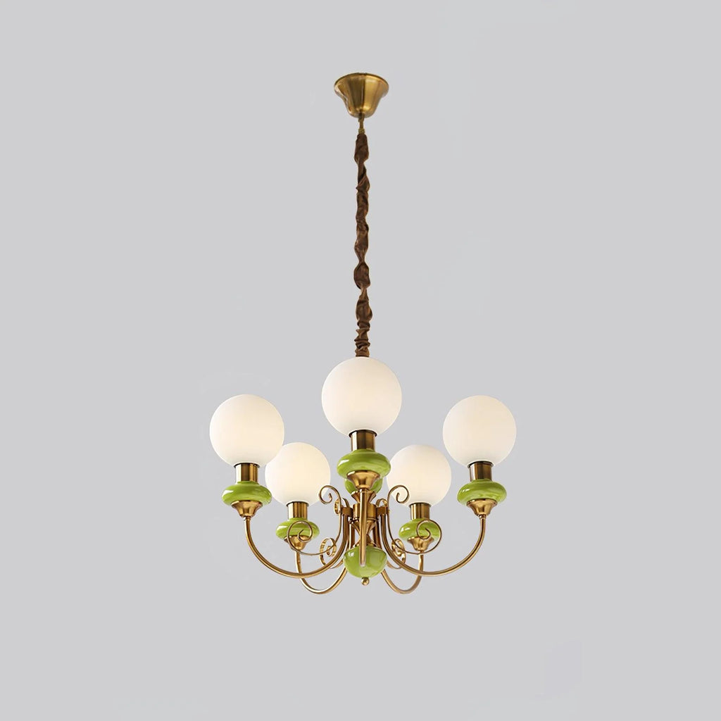 Chandelier | Modern Artistic Glass & Metal Design