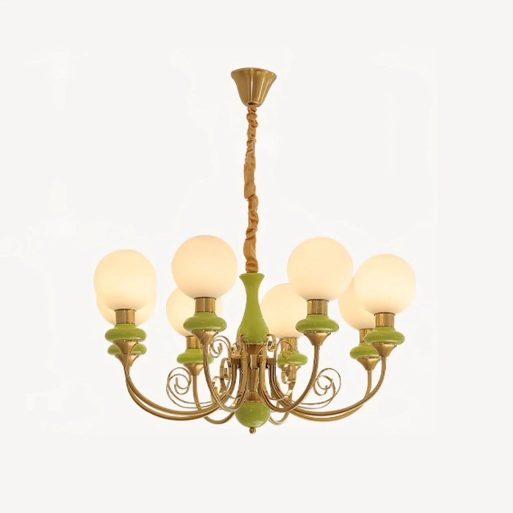 Chandelier | Modern Artistic Glass & Metal Design