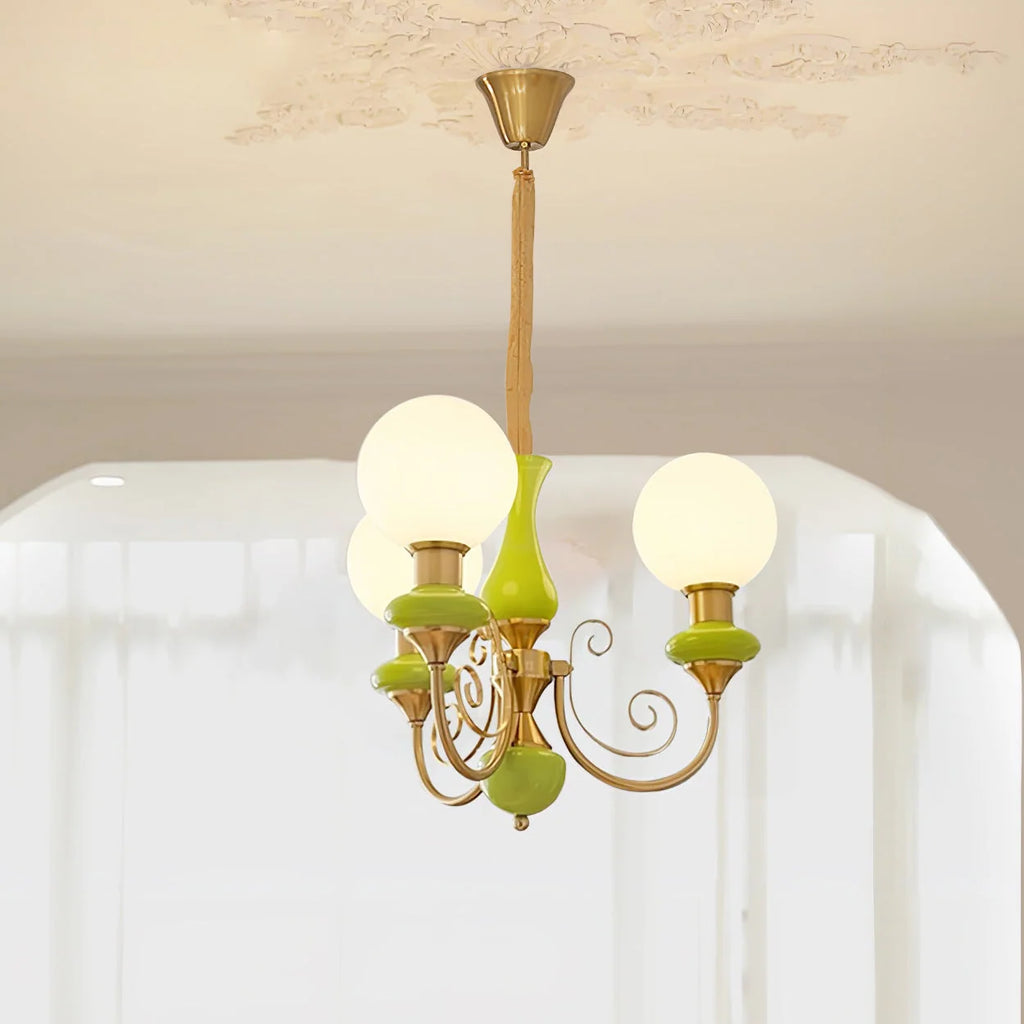 Chandelier | Modern Artistic Glass & Metal Design