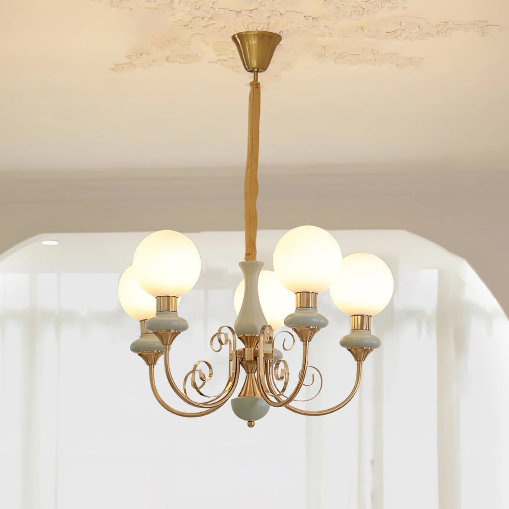 Chandelier | Modern Artistic Glass & Metal Design