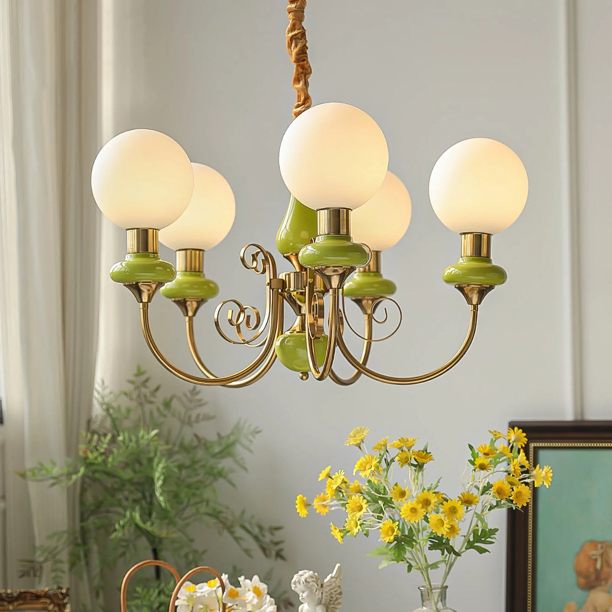 Chandelier | Modern Artistic Glass & Metal Design