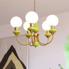 Chandelier | Modern Artistic Glass & Metal Design