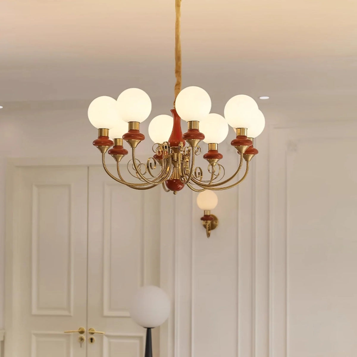 Chandelier | Modern Artistic Glass & Metal Design