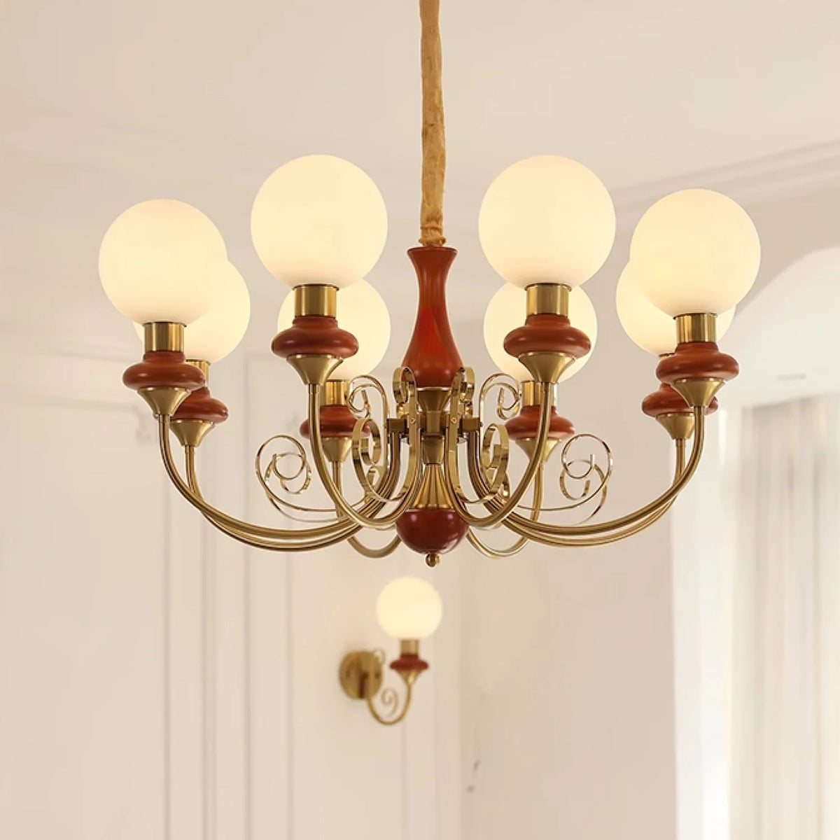 Chandelier | Modern Artistic Glass & Metal Design