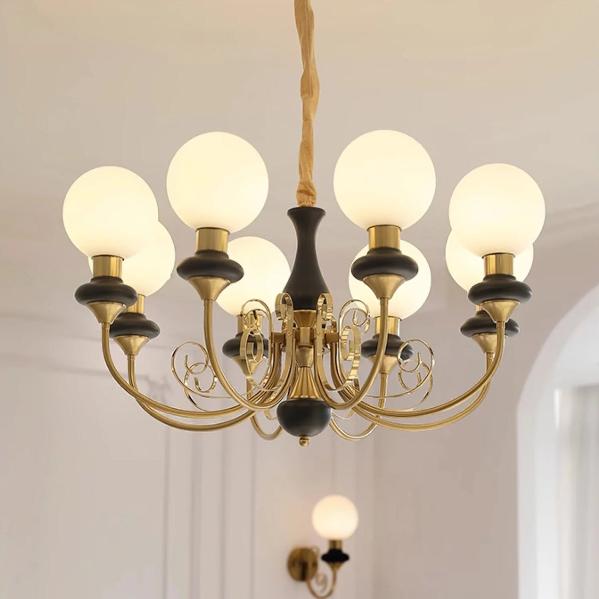Chandelier | Modern Artistic Glass & Metal Design