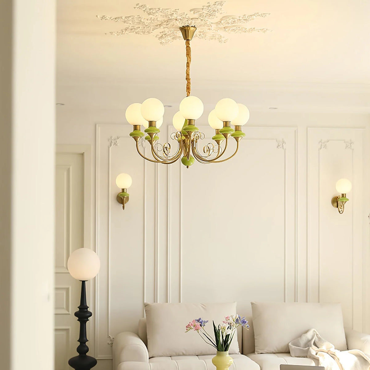 Chandelier | Modern Artistic Glass & Metal Design