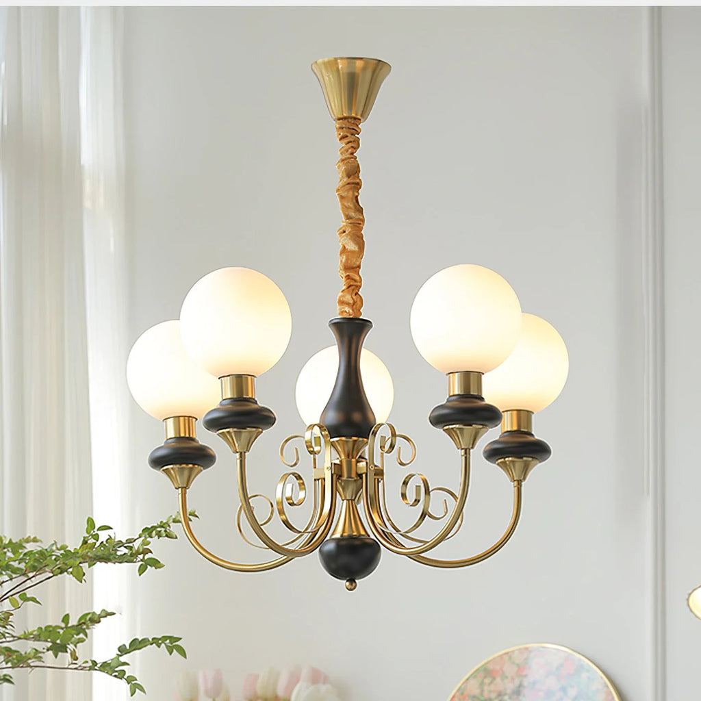 Chandelier | Modern Artistic Glass & Metal Design