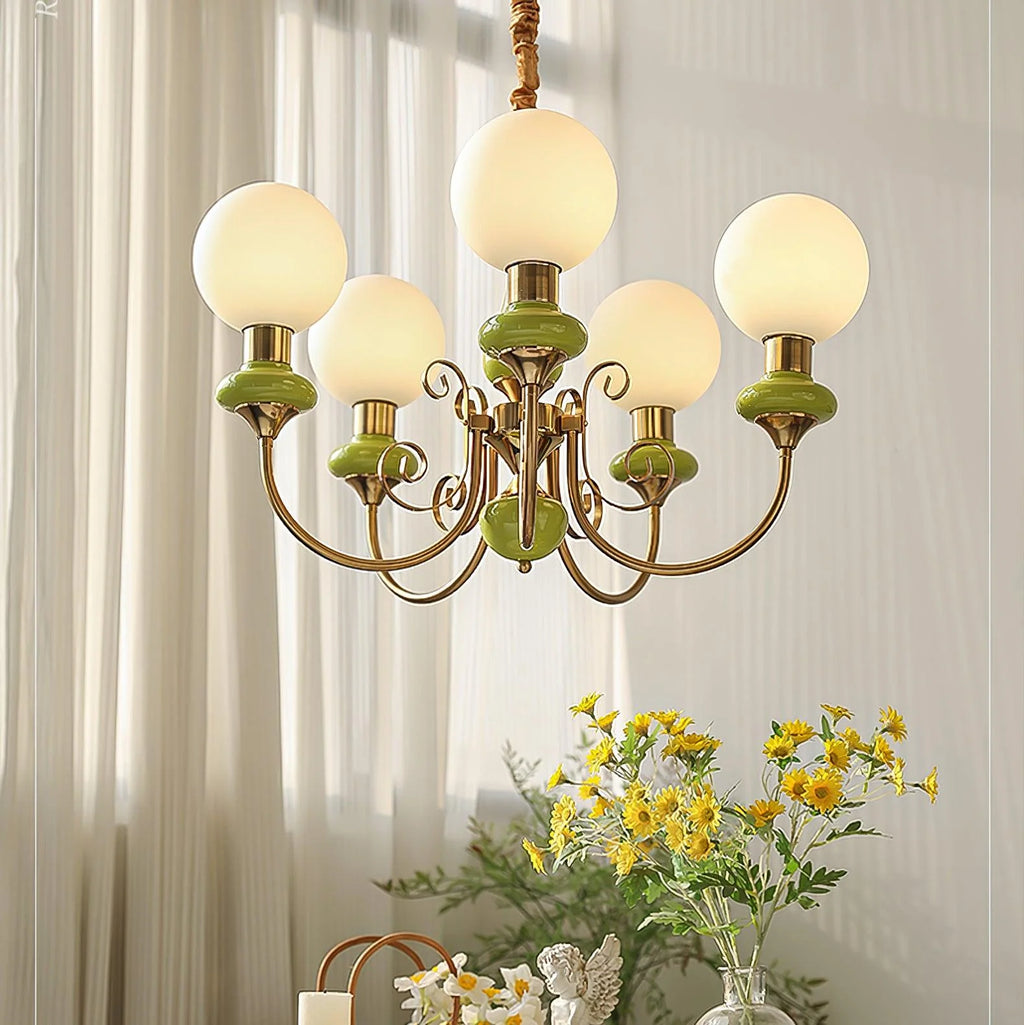 Chandelier | Modern Artistic Glass & Metal Design